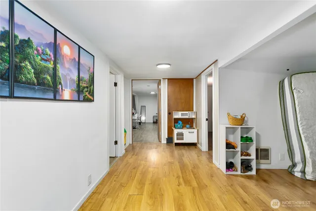 a very nice looking room with a large window