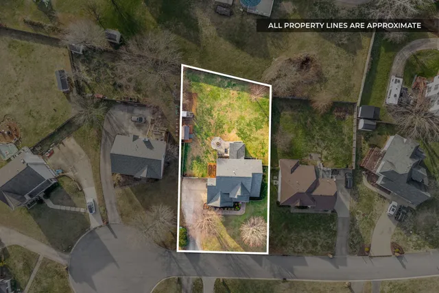 front view of a house and a yard