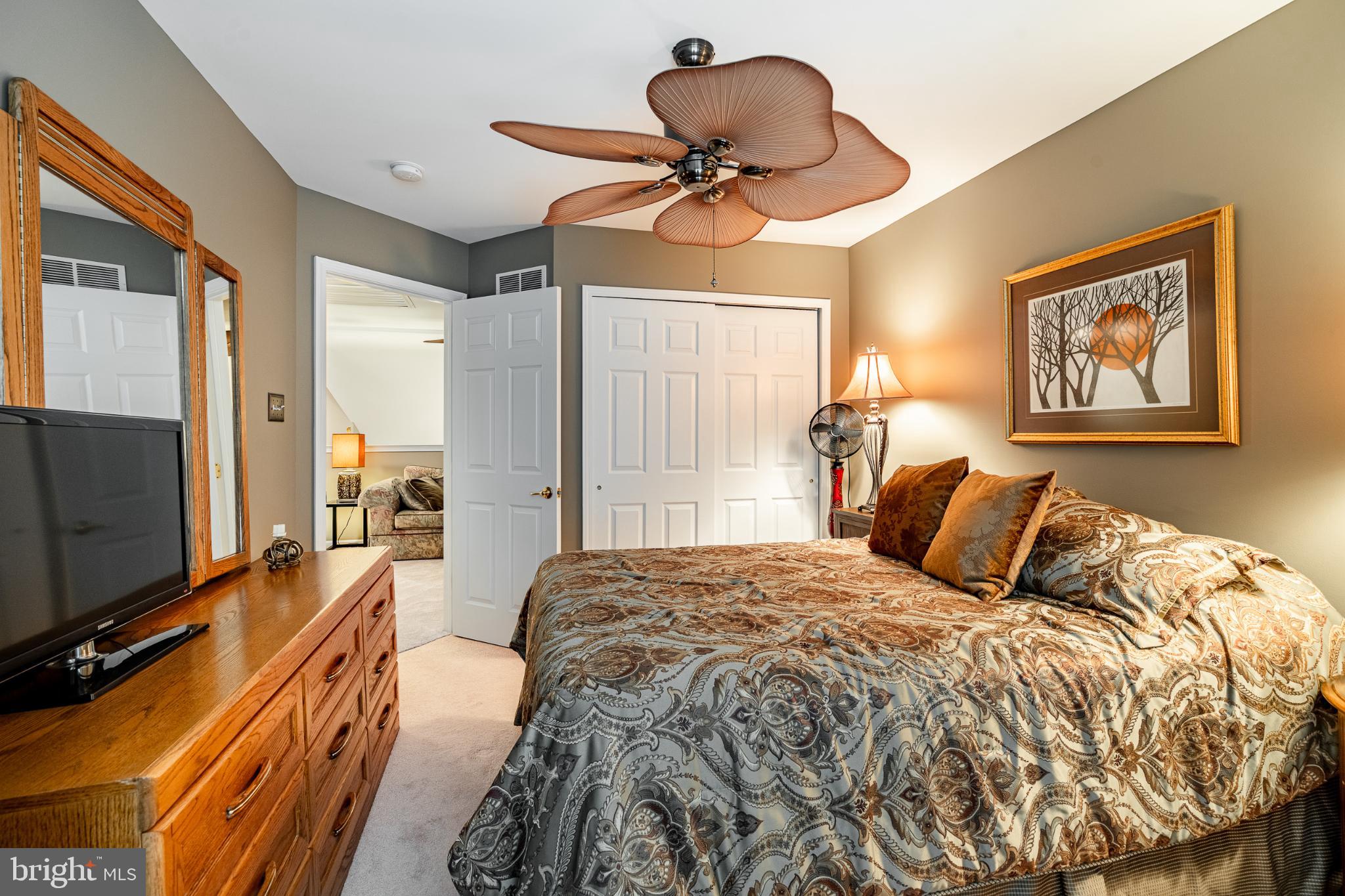 71 Dresner Circle Upper Chichester, PA 19061 - Photo 24 of 46 a bedroom with a bed and a flat screen tv