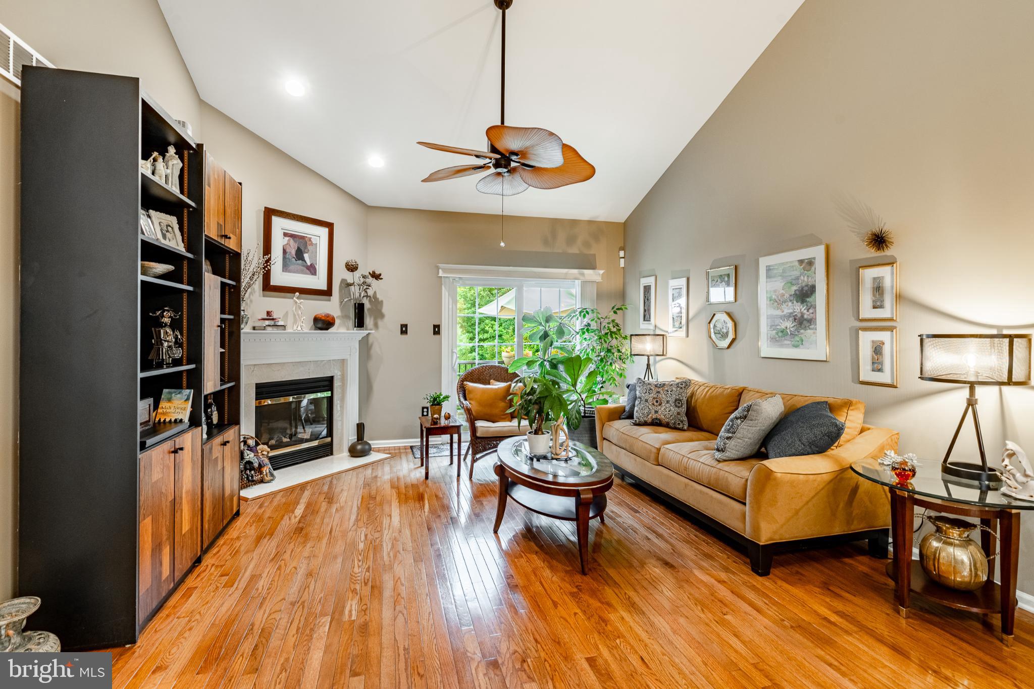71 Dresner Circle Upper Chichester, PA 19061 - Photo 10 of 46 a living room with furniture and a fireplace