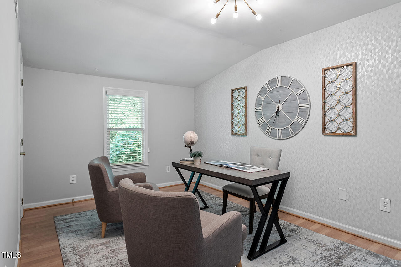 1607 Lorraine Road Raleigh, NC 27607 - Photo 29 of 37 Bedroom 4 in located on the 2nd floor and has also been used as a home office and exercise room over the years.