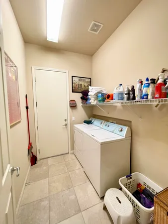 a view of utility room with washer and dryer