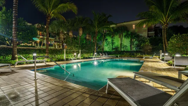 a view of a lake with a house