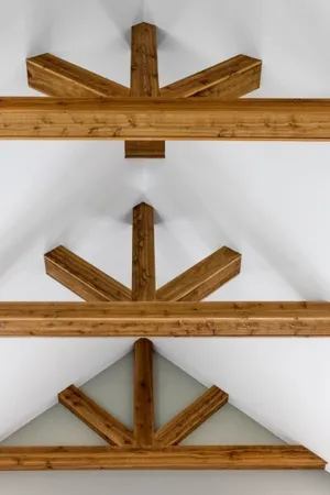 a bathroom with a sink mirror and vanity