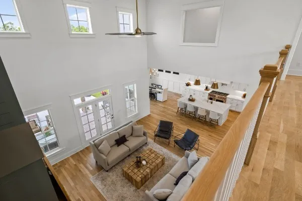 a view of a house with patio