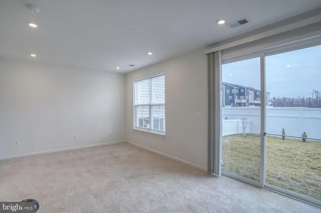 a view of an empty room