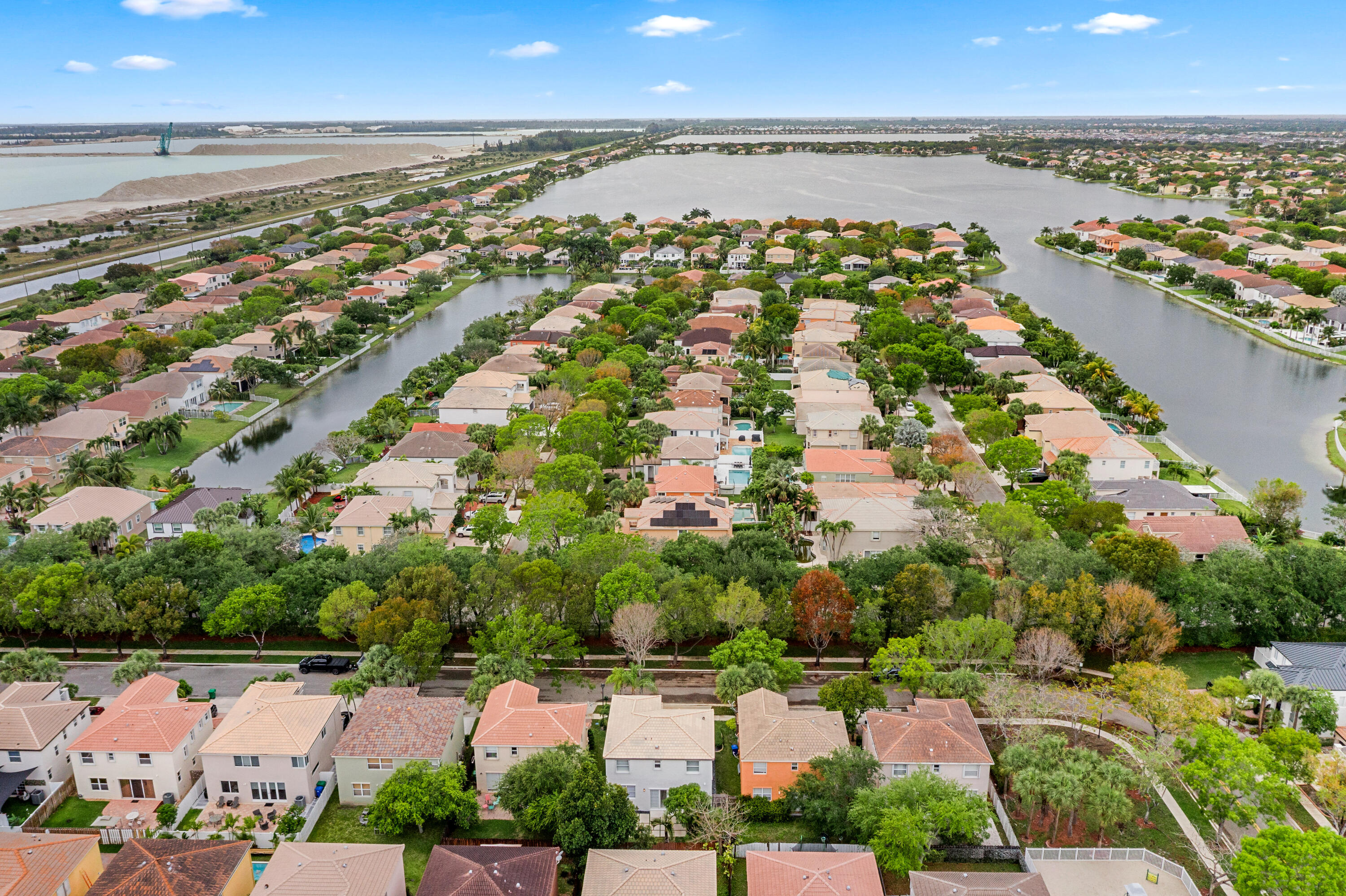 5233 Southwest 155th Way Miramar, FL 33027 - Photo 53 of 63 an aerial view of residential building and ocean