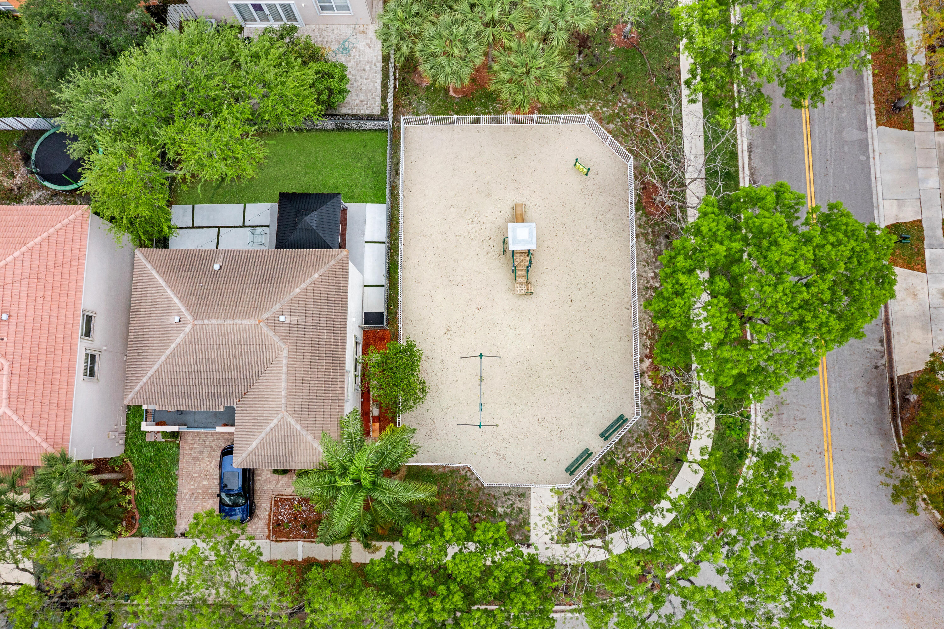 5233 Southwest 155th Way Miramar, FL 33027 - Photo 56 of 63 an aerial view of a house with a yard