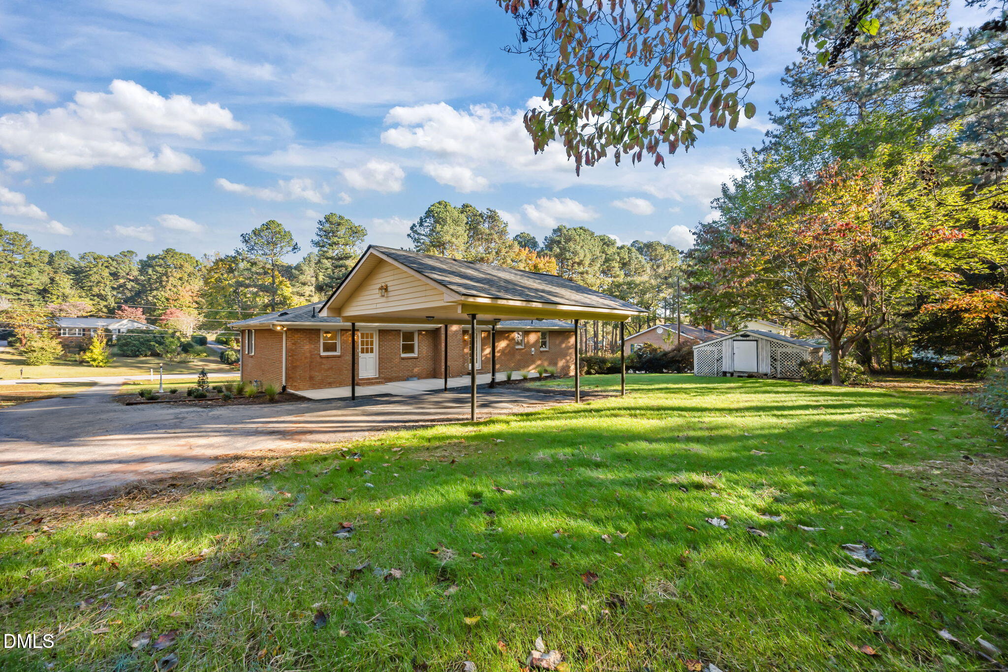 102 Royall Road Oxford, NC 27565 - Photo 48 of 53 a front view of house with yard and green space