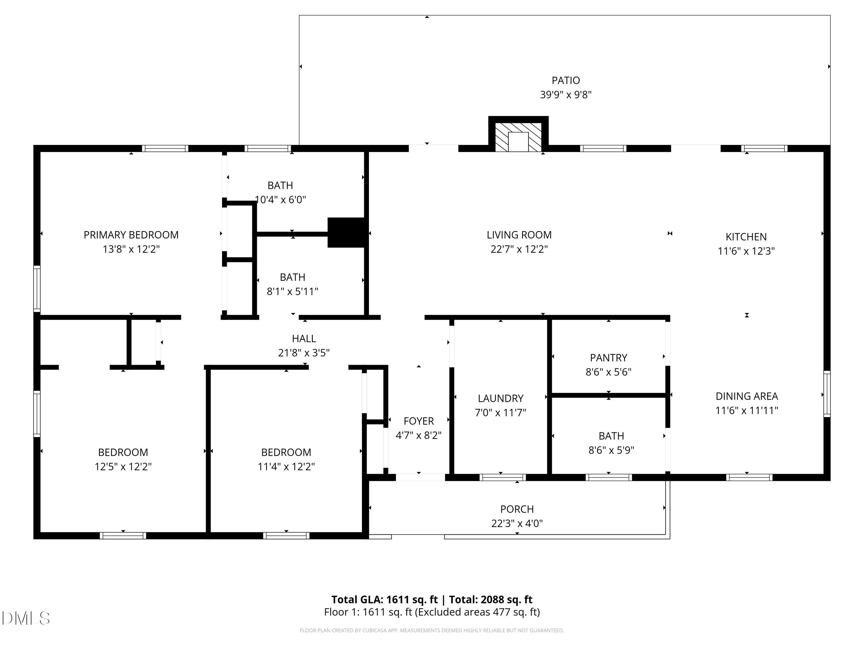 102 Royall Road Oxford, NC 27565 - Photo 53 of 53 1-Floorplan_1