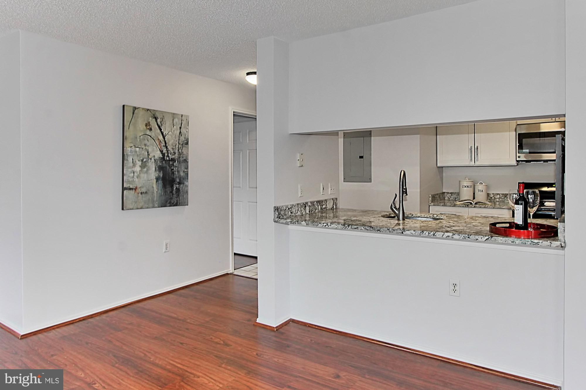 20950 Timber Ridge Terrace, Unit 201 Ashburn, VA 20147 - Photo 11 of 37 Breakfast bar with space for bar stools