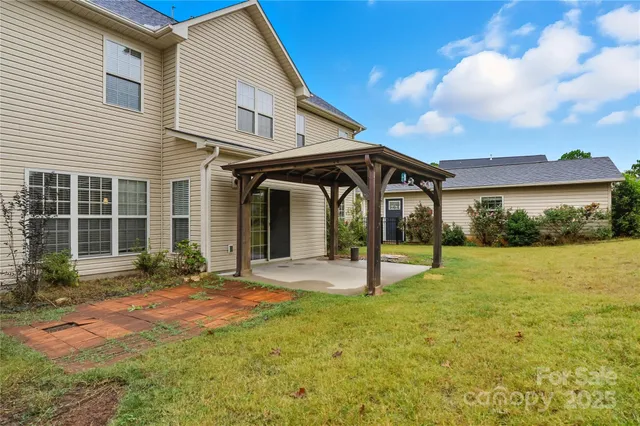 a view of swimming pool with a garden