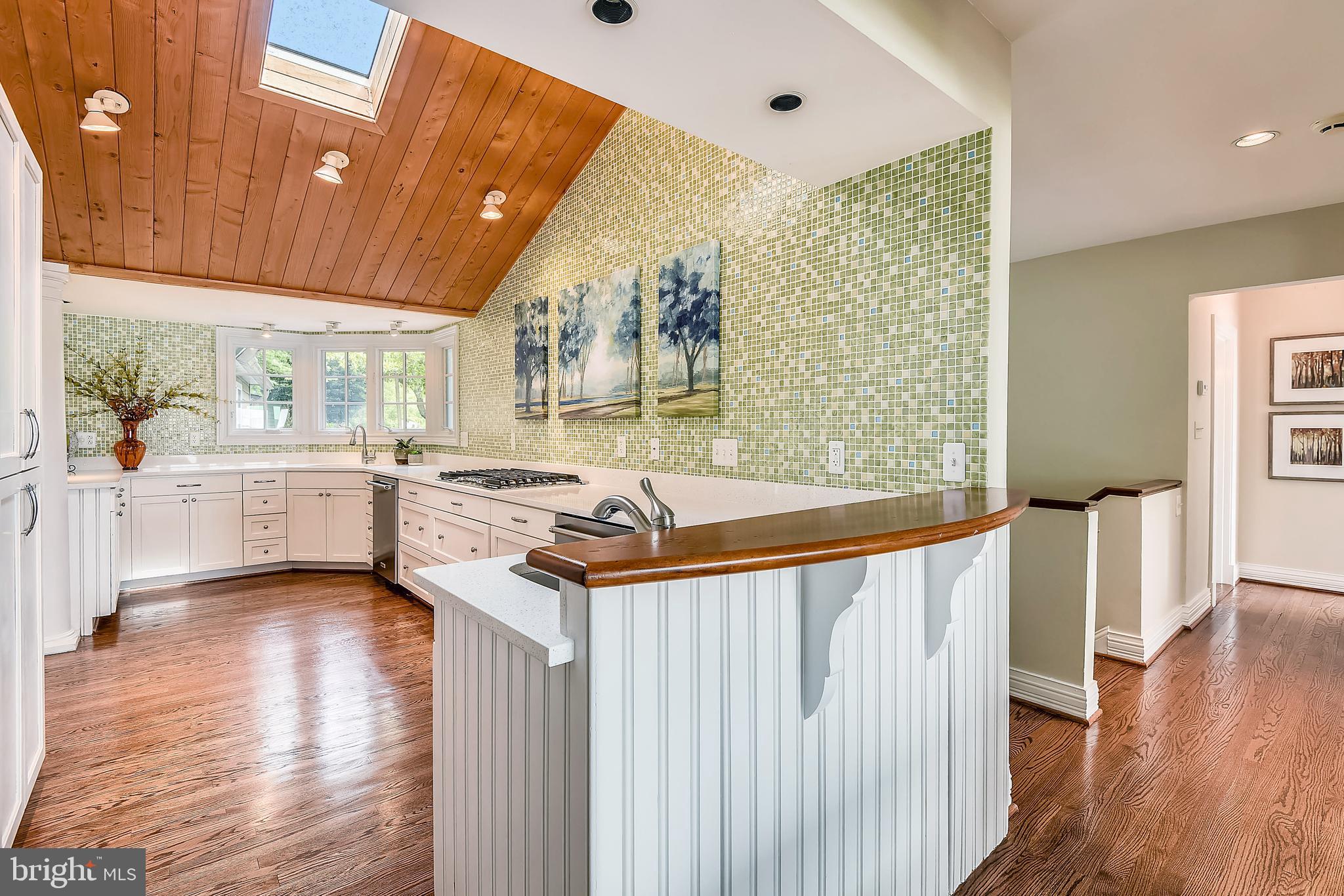 508 Tulip Road Annapolis, MD 21403 - Photo 13 of 61 Vaulted Ceiling with Shiplap Detail