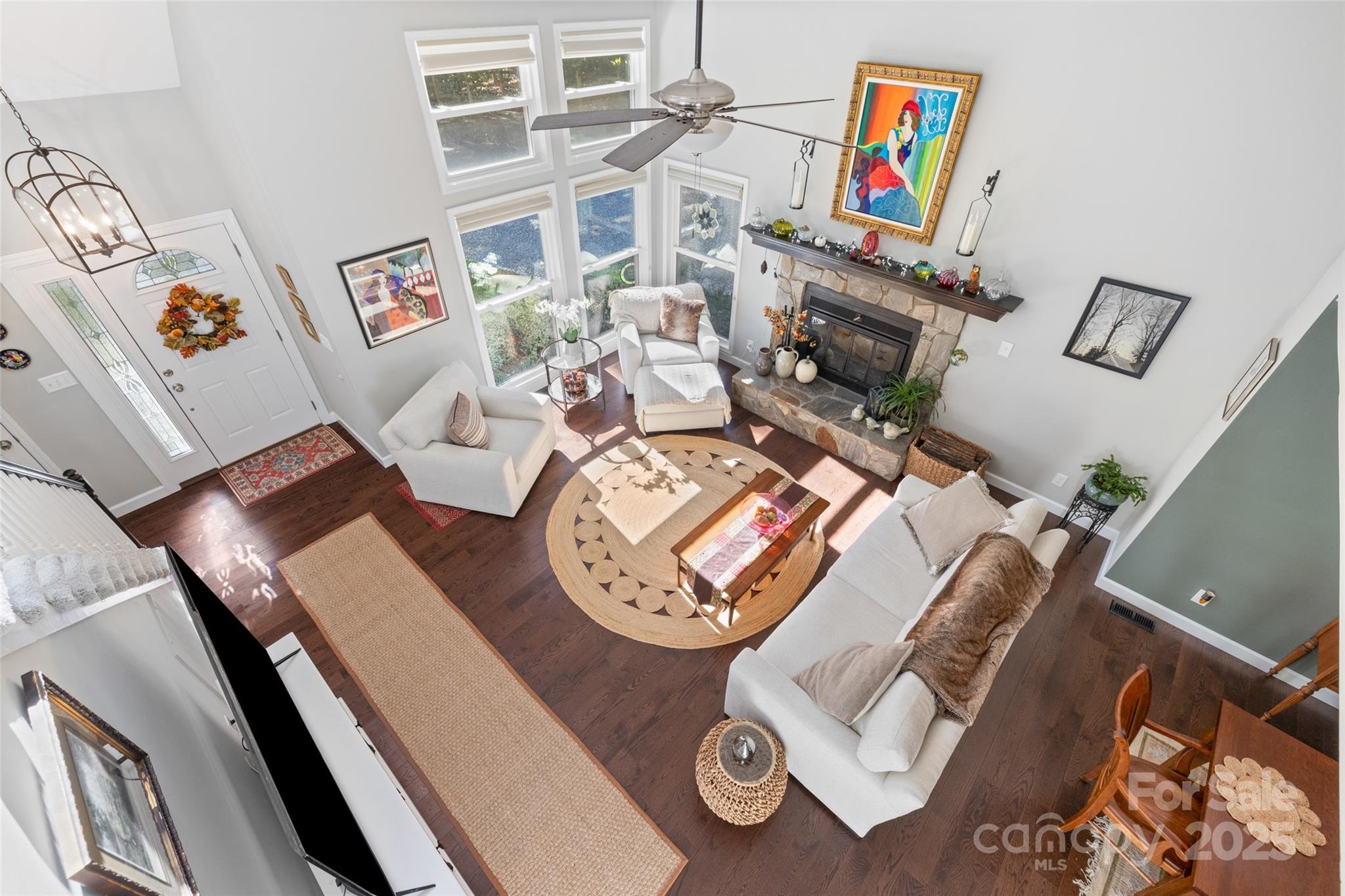 1326 Clifflure Lane Fort Mill, SC 29708 - Photo 28 of 47 a living room with furniture and a flat screen tv