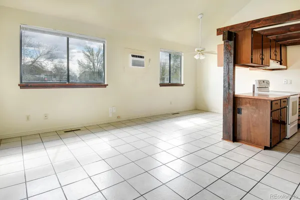 a bathroom with a shower and a toilet