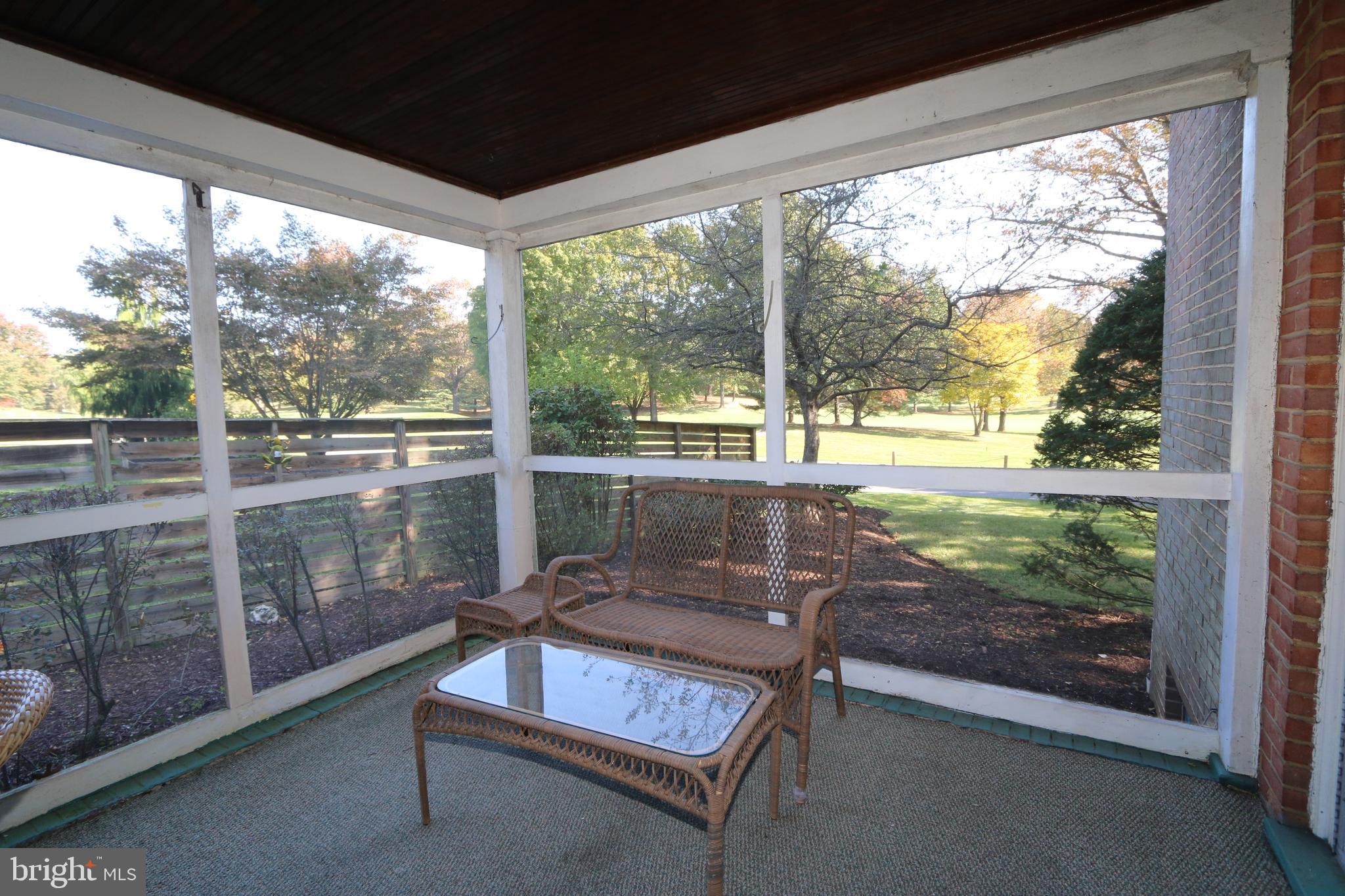 18821 Crofton Road Hagerstown, MD 21742 - Photo 25 of 32 Screened Porch With Golf Course Views