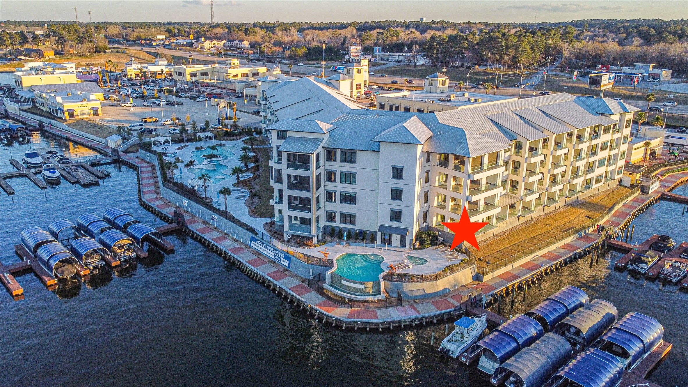 199 Waterpoint Court, Unit 106 Conroe, TX 77304 - Photo 5 of 50 an aerial view of a house