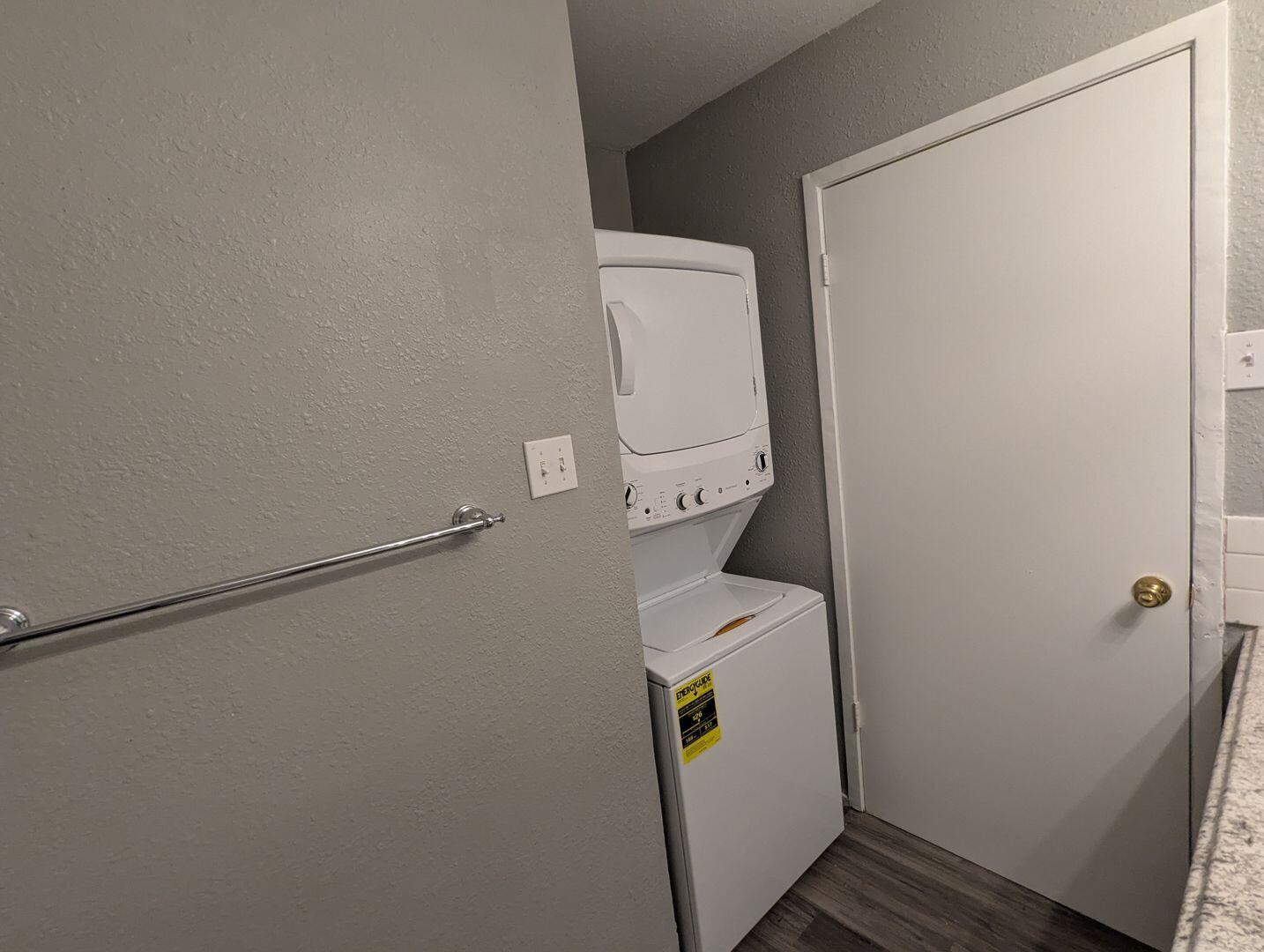 535 42nd Street, Unit A & B Lubbock, TX 79404 - Photo 13 of 13 a utility room with dryer and washer