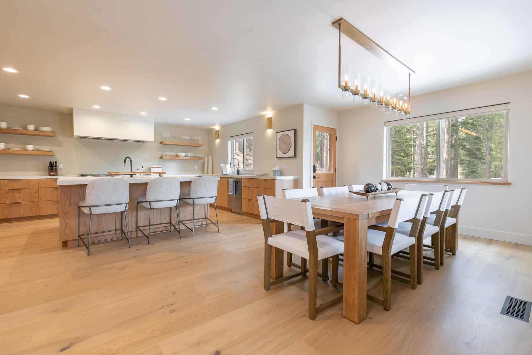 237 Basque Drive Truckee, CA 96161 - Photo 13 of 23 a view of a dining area with furniture window and outside view