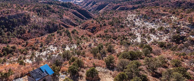 a view of city and mountain