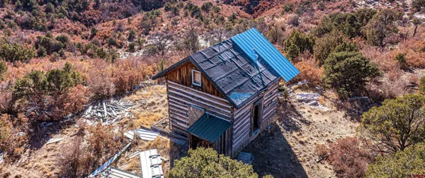 a view of city and mountain