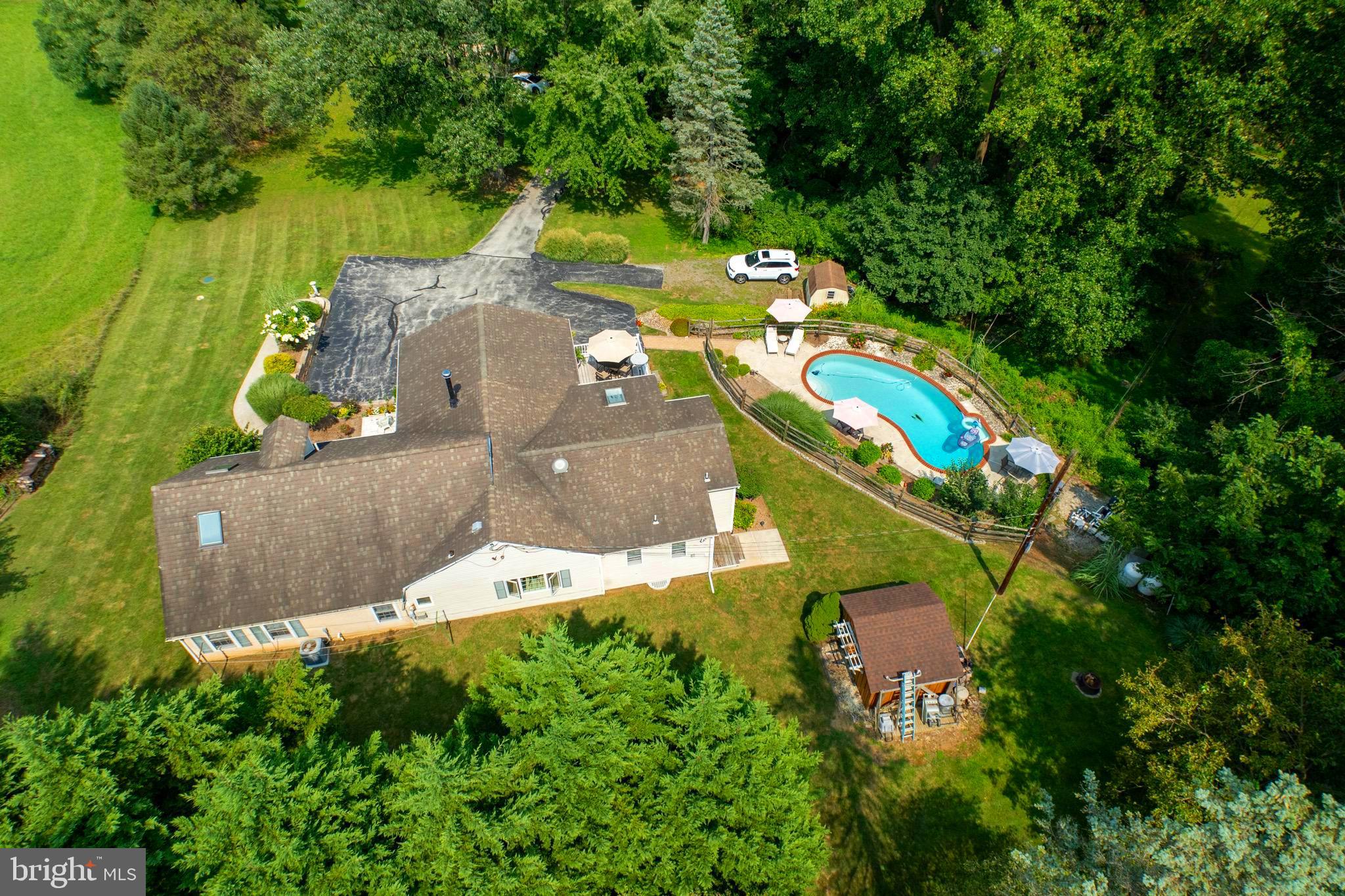 17 Rock Run Road Malvern, PA 19355 - Photo 38 of 38 Aerial of rear of home