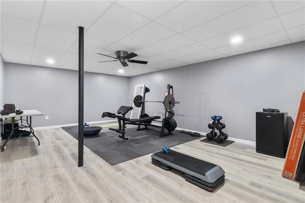 57 Thompson Lane Canandaigua City, NY 14424 - Photo 36 of 48 Gym set-up from previous listing
