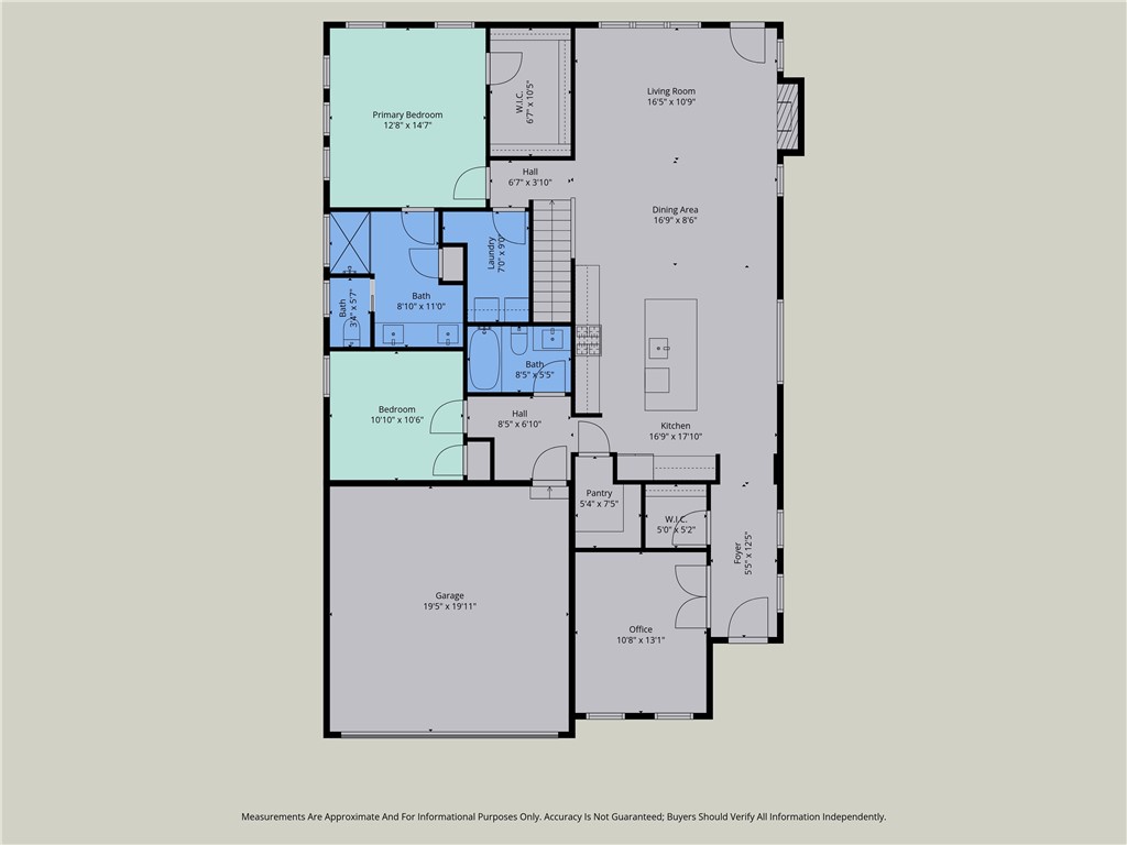 57 Thompson Lane Canandaigua City, NY 14424 - Photo 47 of 48 Main Floor floorplan