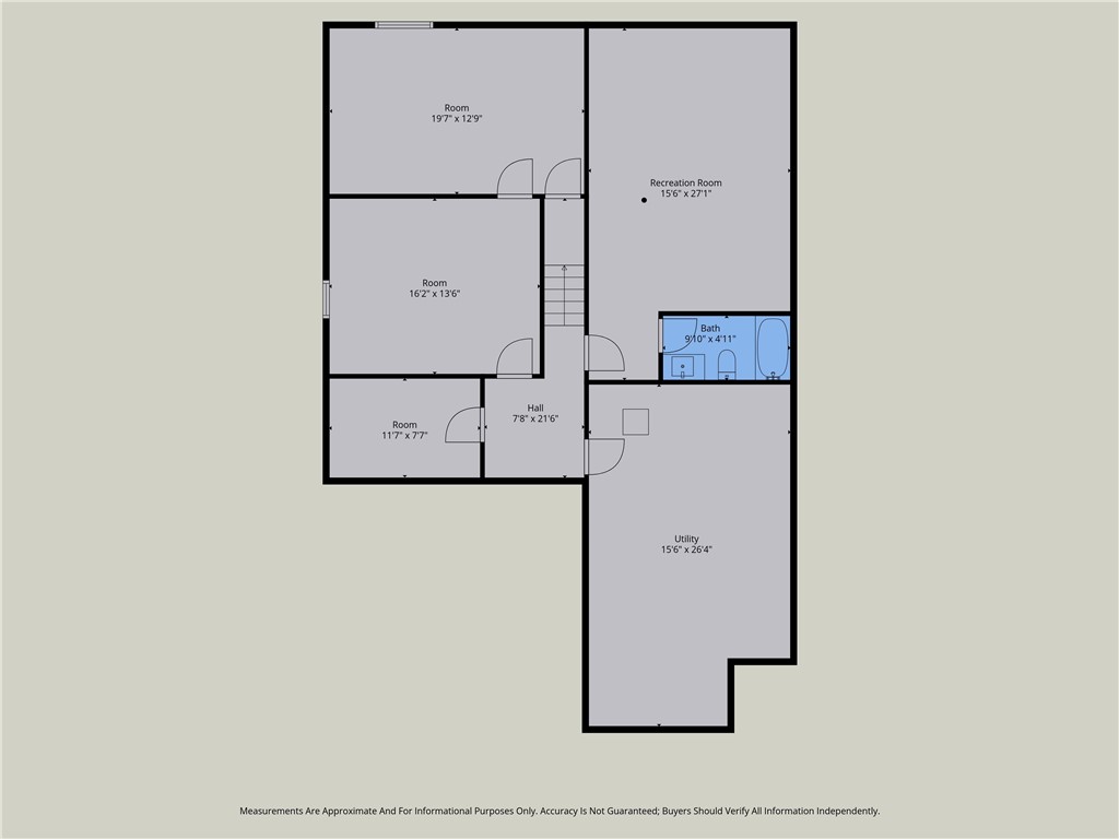 57 Thompson Lane Canandaigua City, NY 14424 - Photo 48 of 48 Basement floorplan