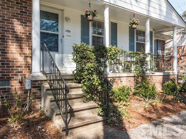 1726 Euclid Road Durham, NC 27713 - Photo 2 of 25 front view of house with a yard