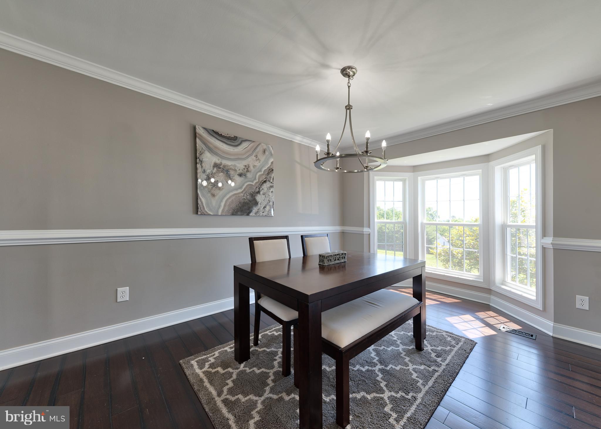 9231 Bretton Reef Road Baltimore, MD 21234 - Photo 5 of 30 Dining Room with Lovely Bay Window