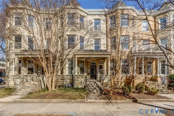 a view of livingroom with furniture and fireplace