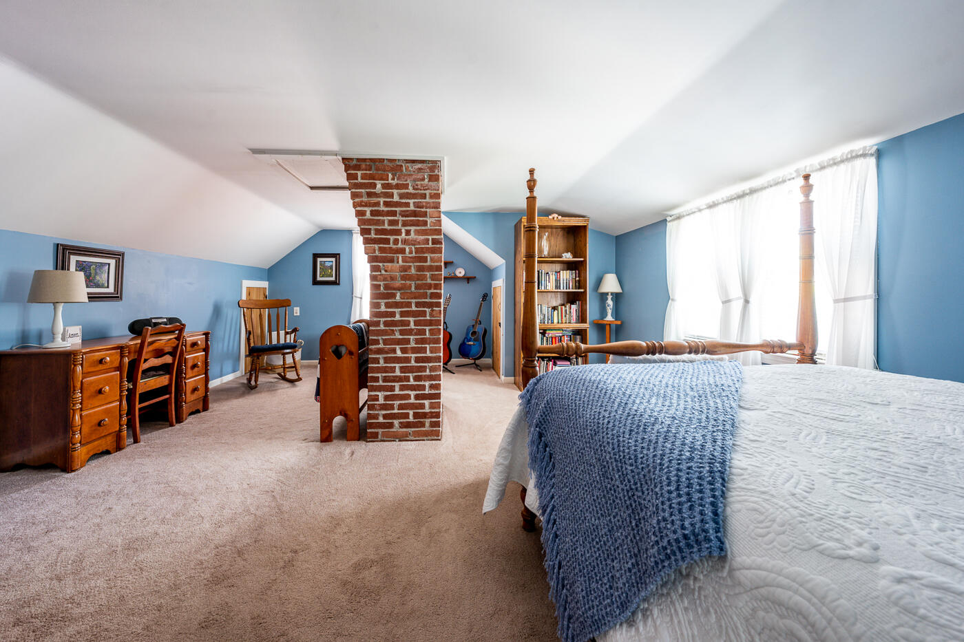 110 Bacon Road Hyannis, MA 02601 - Photo 22 of 37 a bedroom with furniture and a large window