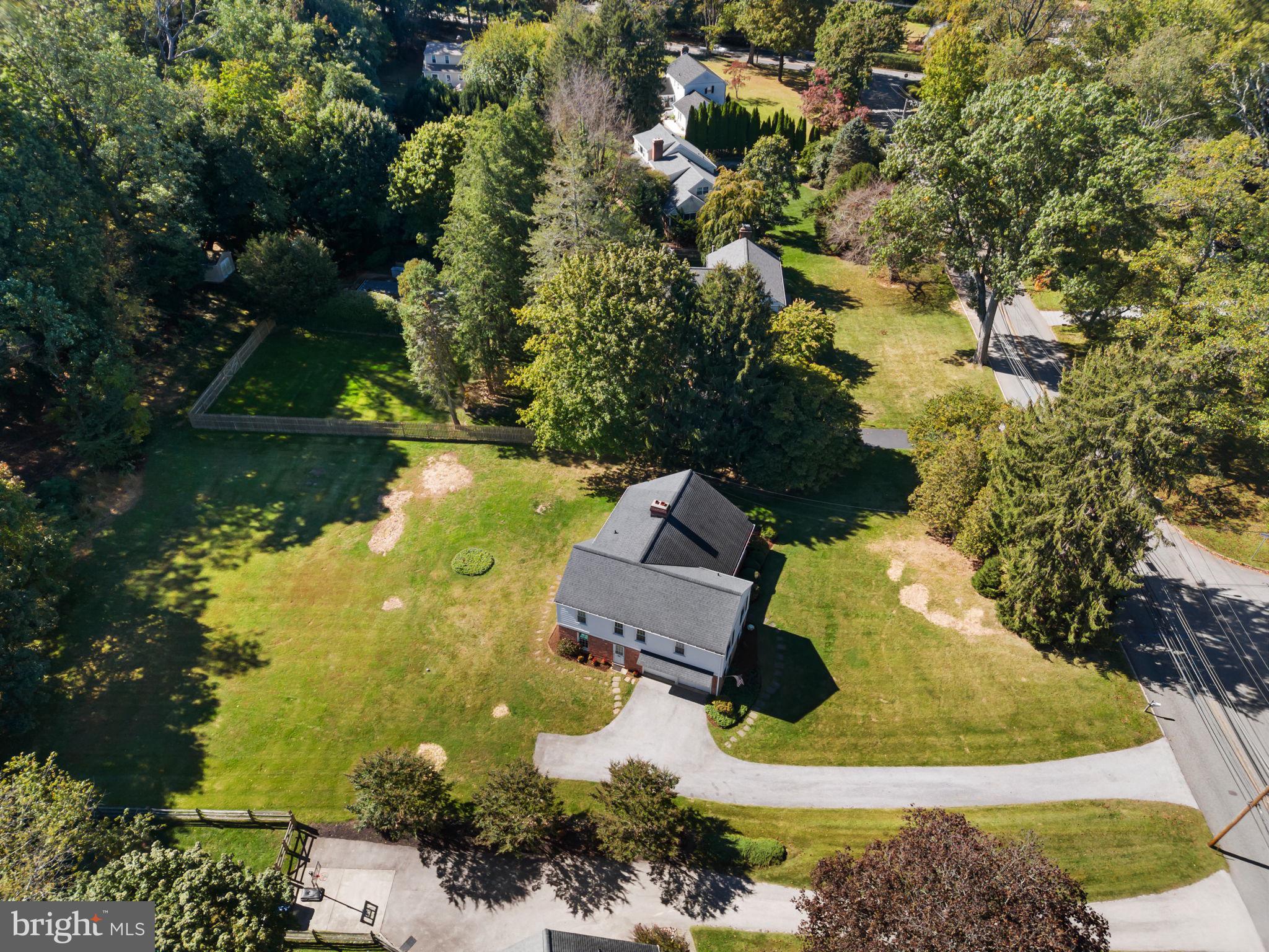 962 Weadley Road Radnor, PA 19087 - Photo 35 of 45 an aerial view of residential houses with outdoor space and lake view