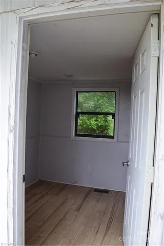 a house view with a garden space