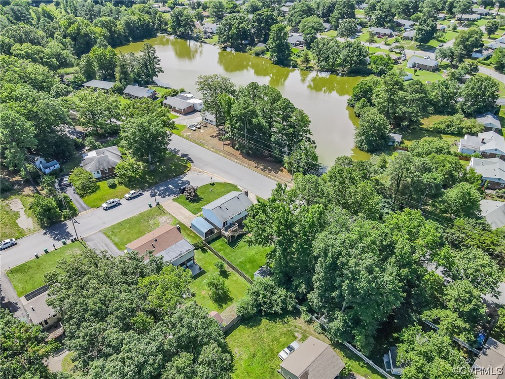 4202 Gladewater Road Henrico, VA 23294 - Photo 4 of 49 an aerial view of a house with a lake view