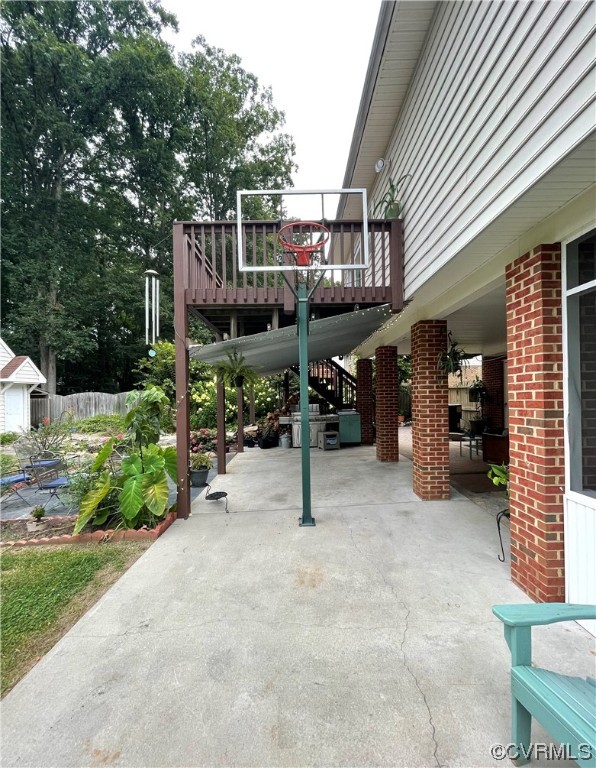 4202 Gladewater Road Henrico, VA 23294 - Photo 42 of 49 a view of a house with backyard and sitting area