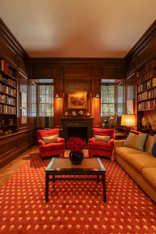 a outdoor living space with patio furniture and a potted plant