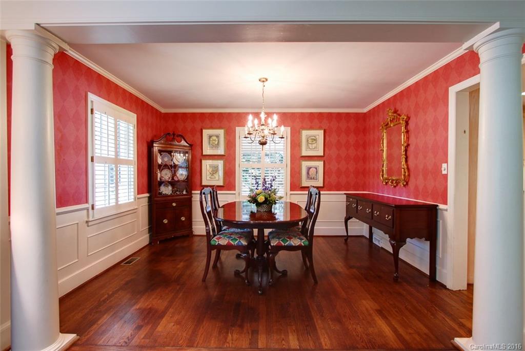 1415 Coventry Road Charlotte, NC 28211 - Photo 3 of 18 a view of a dining room with furniture window and wooden floor