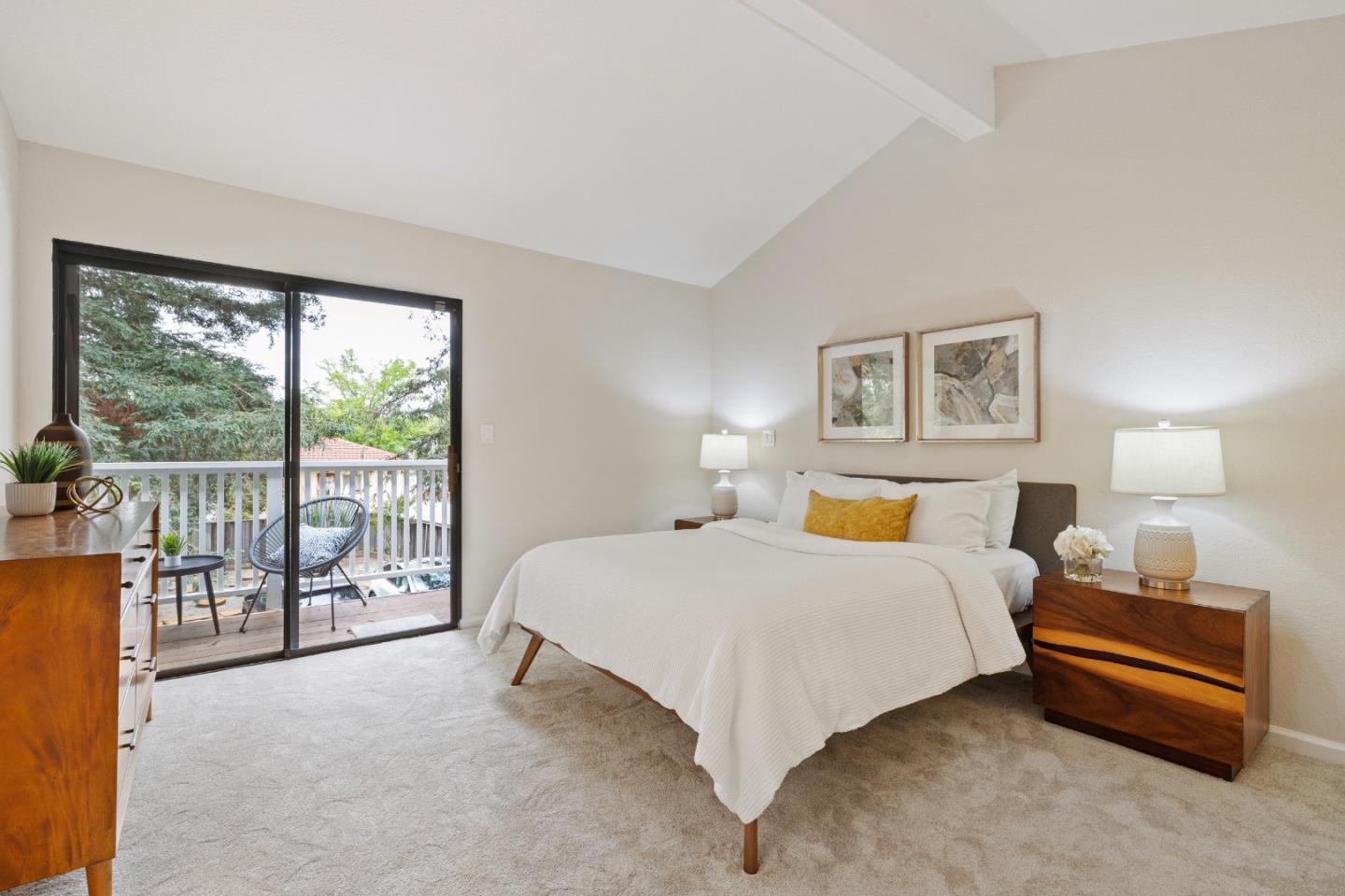 1148 Kayellen Court San Jose, CA 95125 - Photo 14 of 23 a bedroom with a bed and a night stand