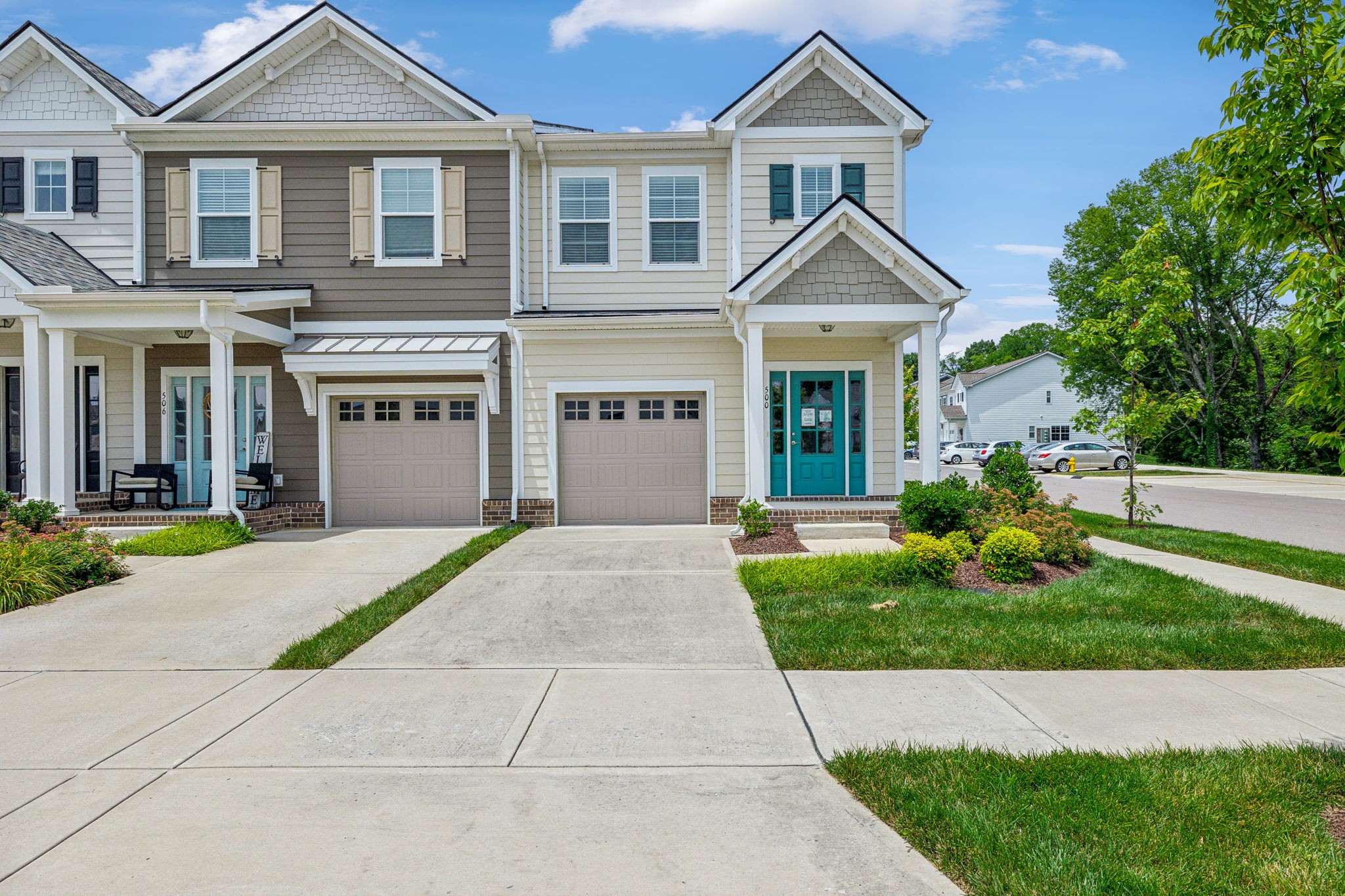500 Black Tea Way Franklin, TN 37064 - Photo 1 of 68 a front view of a house with garden