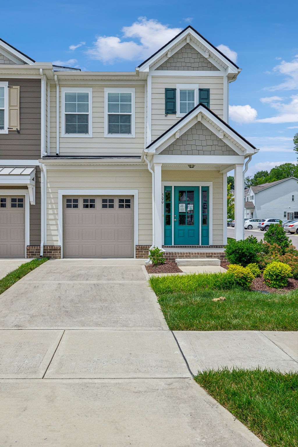 500 Black Tea Way Franklin, TN 37064 - Photo 3 of 68 a front view of a house with a yard and garage