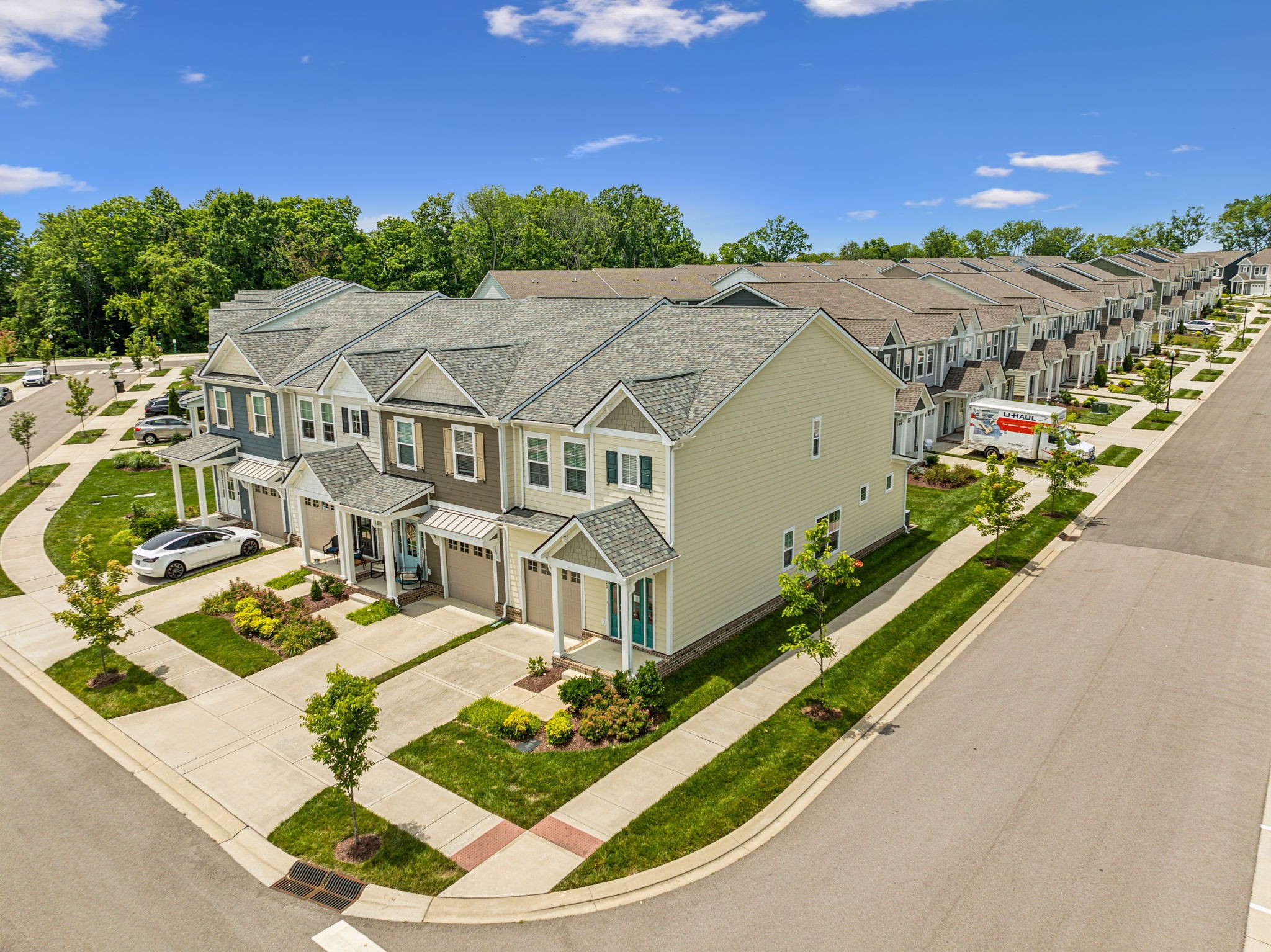 500 Black Tea Way Franklin, TN 37064 - Photo 63 of 68 an aerial view of residential houses with outdoor space and street view