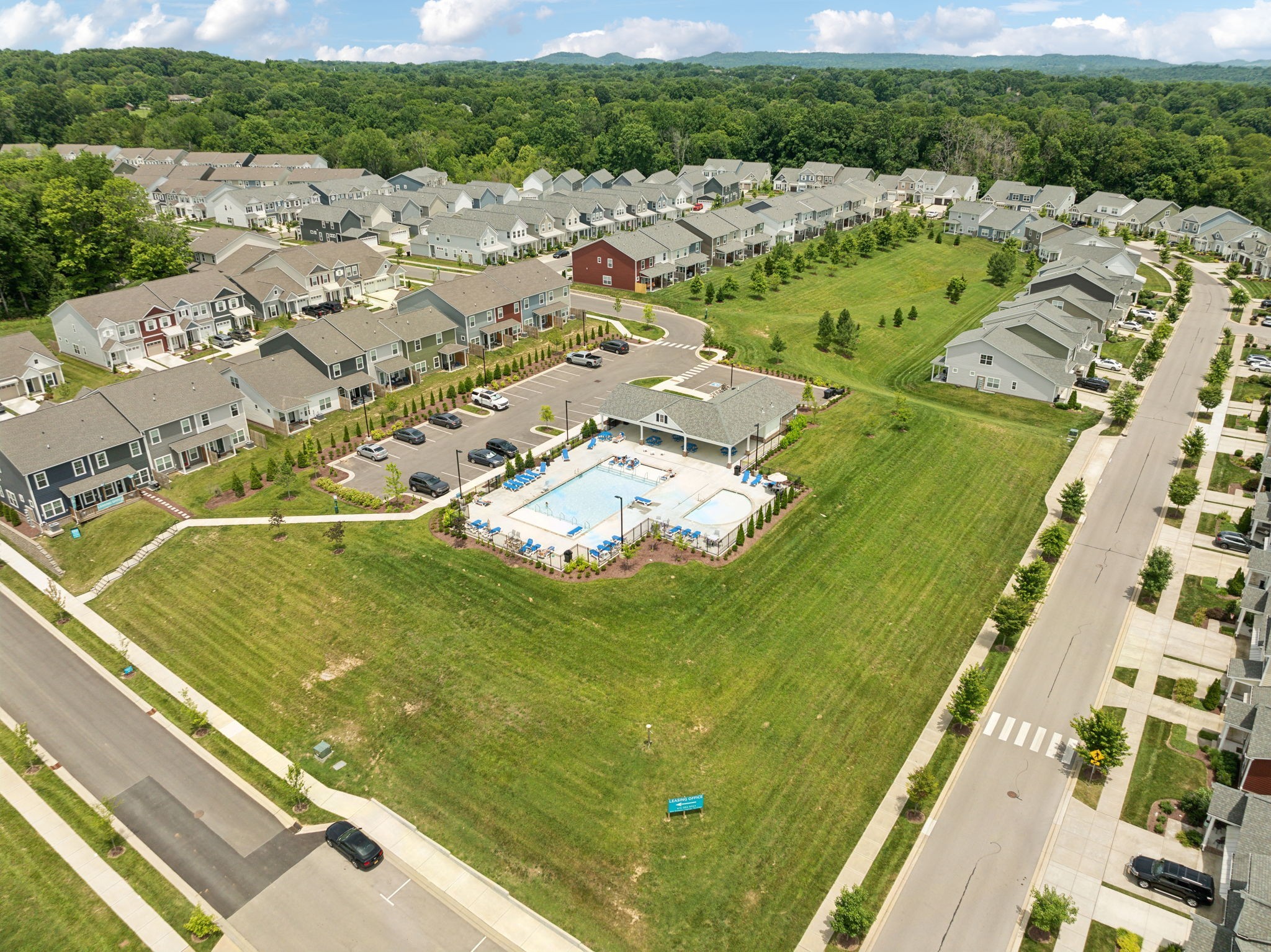 500 Black Tea Way Franklin, TN 37064 - Photo 65 of 68 a view of a swimming pool with a garden
