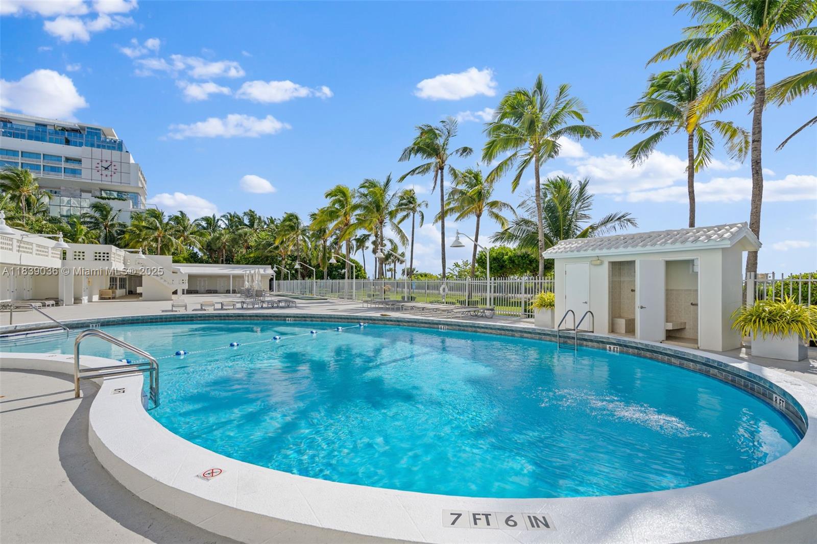 2899 Collins Avenue, Unit 931 Miami Beach, FL 33140 - Photo 22 of 28 a view of swimming pool with outdoor seating