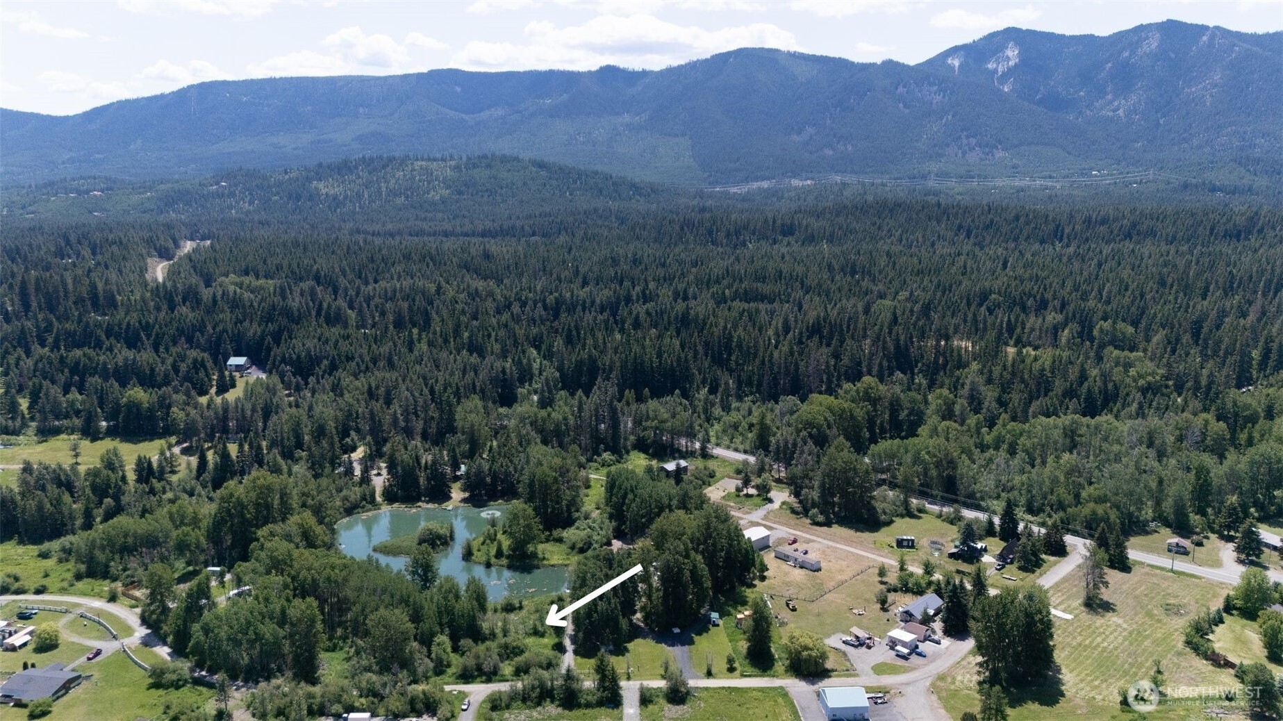 Three Lakes Road Cle Elum, WA 98922 - Photo 5 of 8 an aerial view of residential house and sandy dunes