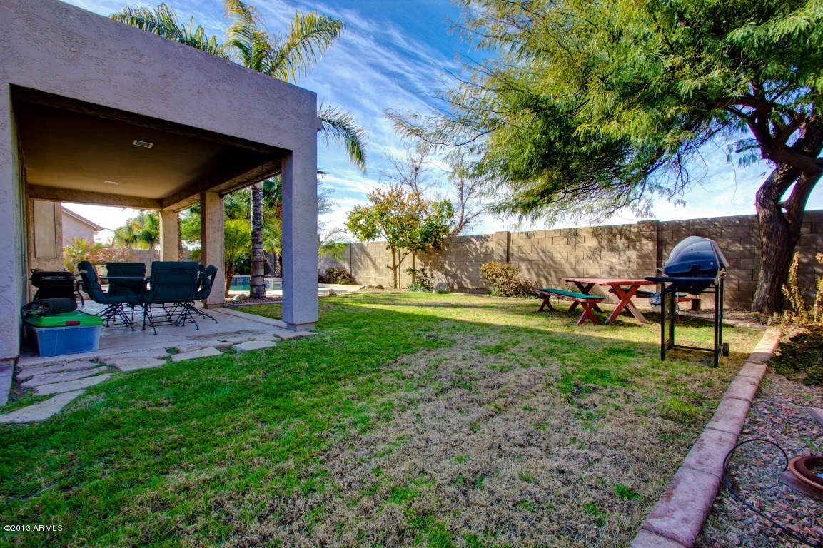 1440 Poinciana Road Gilbert, AZ 85234 - Photo 41 of 51 Extended covered patio