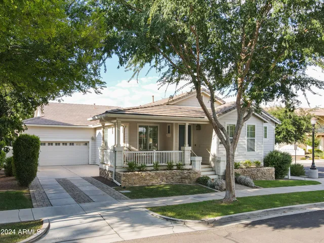 a view of a porch with furniture