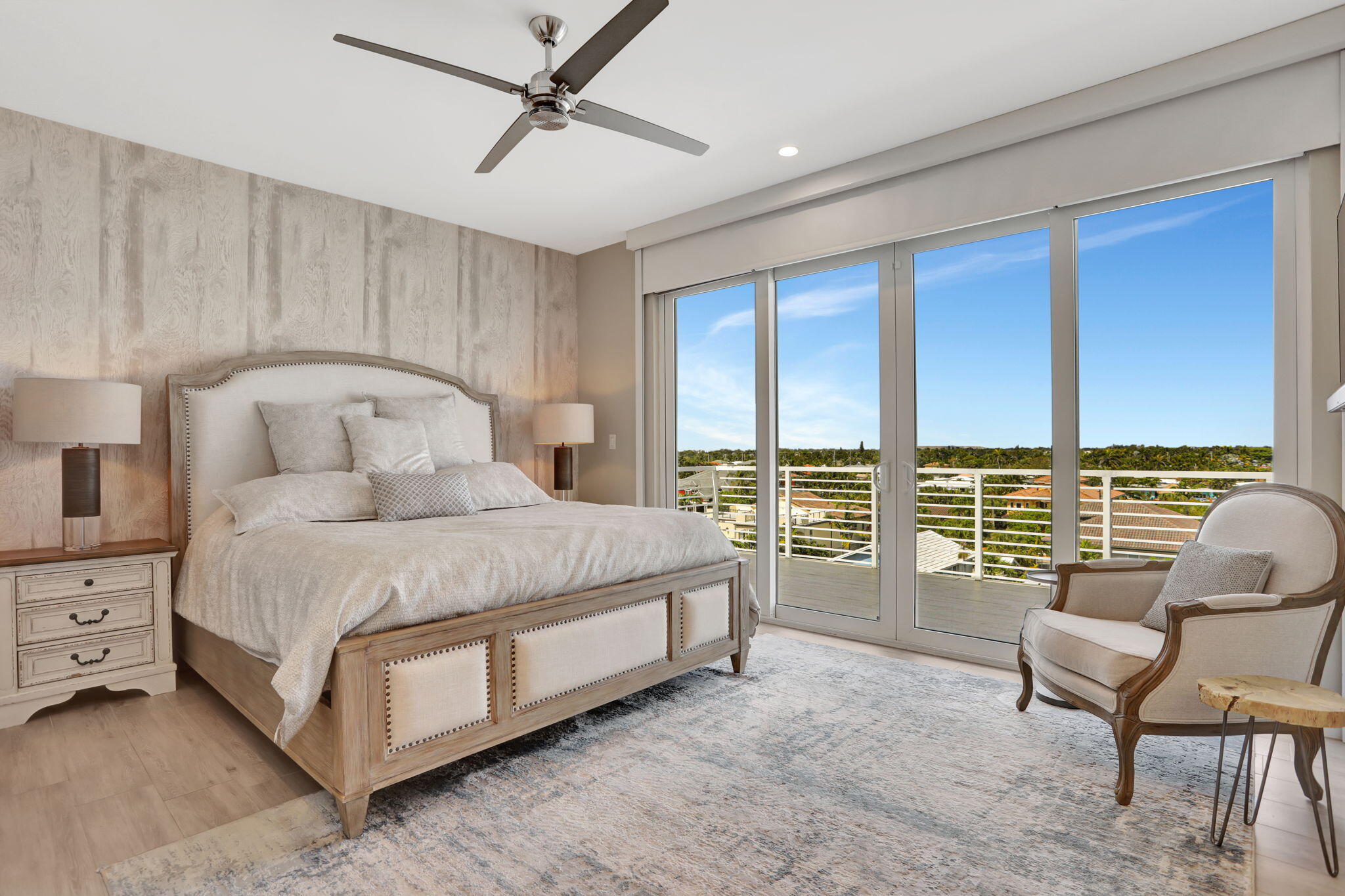 1900 Southeast 2nd Street, Unit 501 Deerfield Beach, FL 33441 - Photo 20 of 41 a bedroom with a bed chair and window