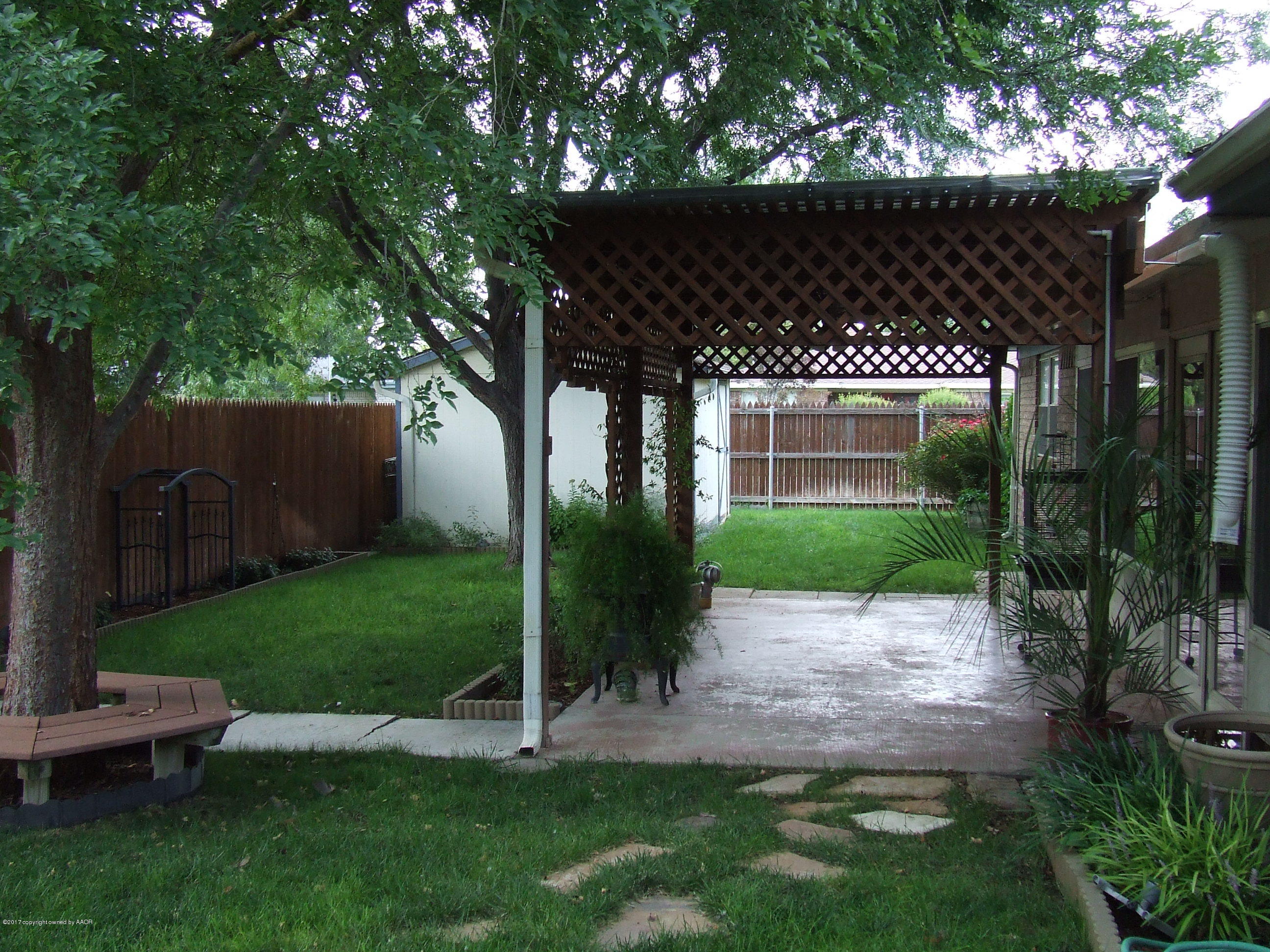5100 While A Way Road Amarillo, TX 79109 - Photo 22 of 25 Back Patio